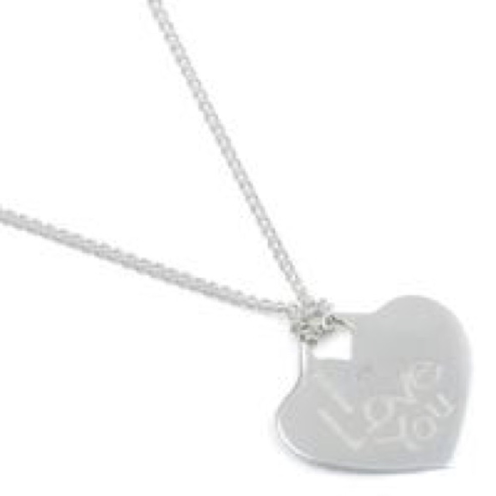 Sterling Silver 925 "Mom" Charm 16" Necklace - Picture 2 of 5